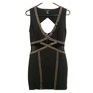 Forever 21 Black and Gold Dress